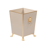 Paws & Claws Square Wastebasket Natural