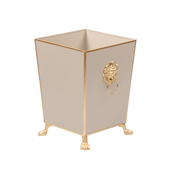 Paws & Claws Square Wastebasket Natural