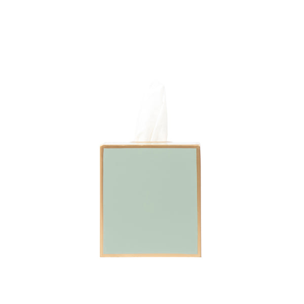 Mattie Square Tissue Box Cover - Oyster Bay