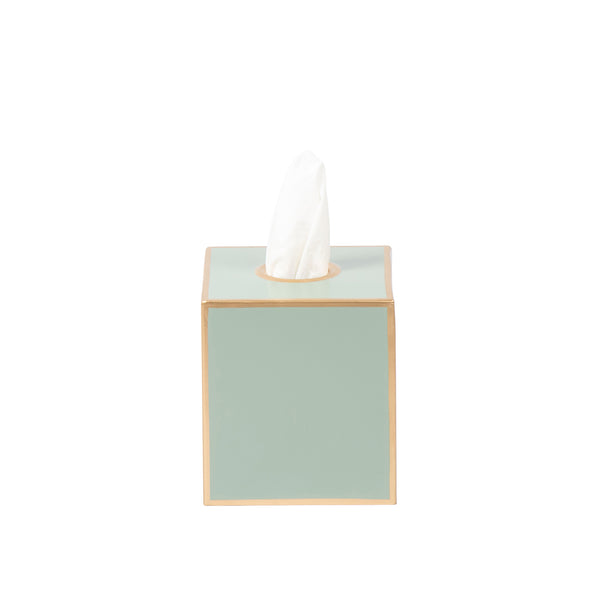 Mattie Square Tissue Box Cover - Oyster Bay