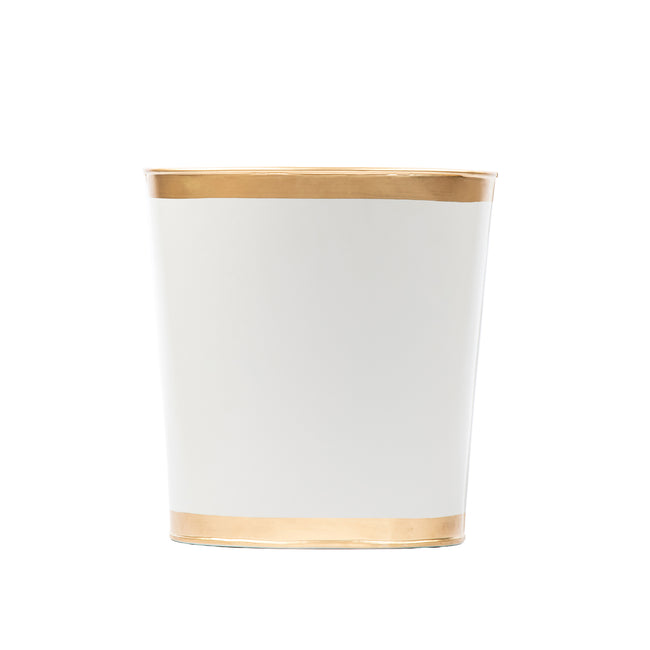 Mattie Oval Wastebasket - Cloud