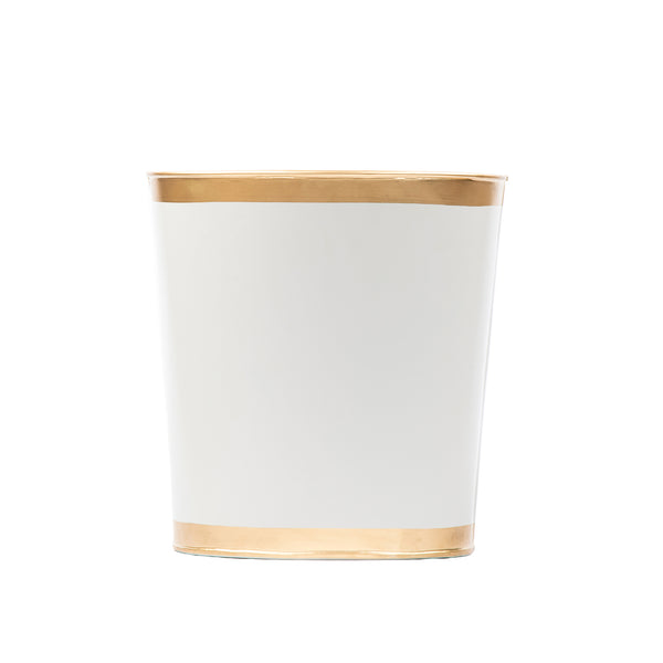 Mattie Oval Wastebasket - Cloud