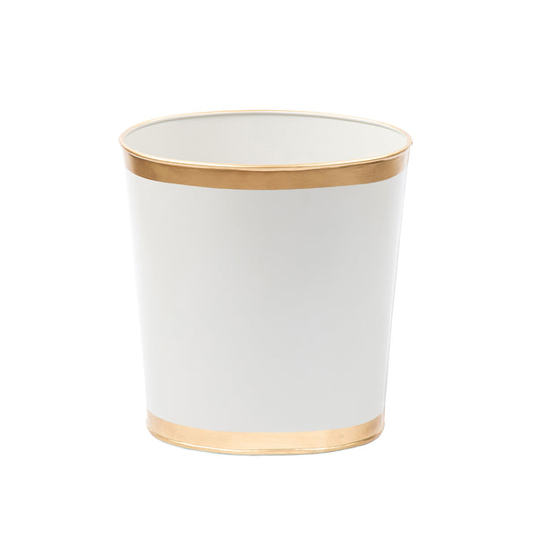 Mattie Oval Wastebasket - Cloud