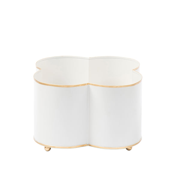 Mattie Quatrefoil Cachepot Planter - Cloud