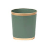 Mattie Oval Wastebasket - Rockwood Sash Green