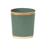 Mattie Oval Wastebasket - Rockwood Sash Green