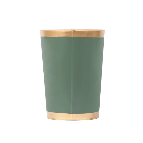 Mattie Oval Wastebasket - Rockwood Sash Green