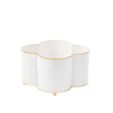 Mattie Quatrefoil Cachepot Planter - Cloud