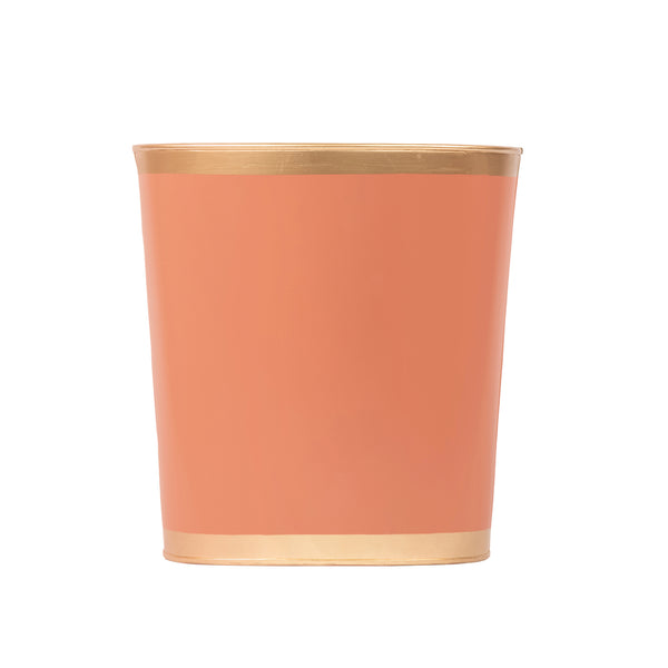 Mattie Oval Wastebasket - Pennywise Terracotta