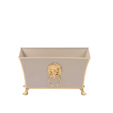 Regency Fluted Rectangle Paws & Claws Cachepot