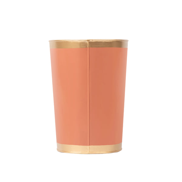 Mattie Oval Wastebasket - Pennywise Terracotta