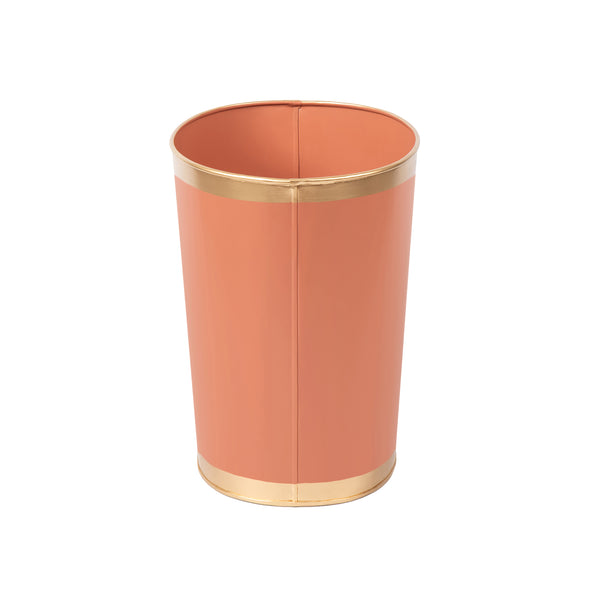 Mattie Oval Wastebasket - Pennywise Terracotta