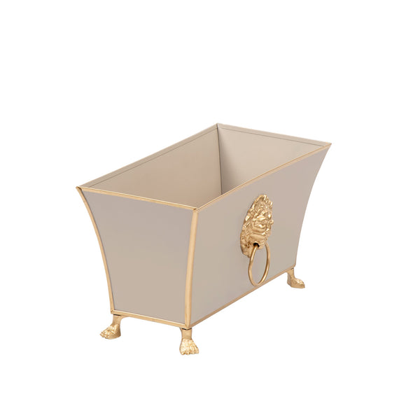 Regency Fluted Rectangle Paws & Claws Cachepot