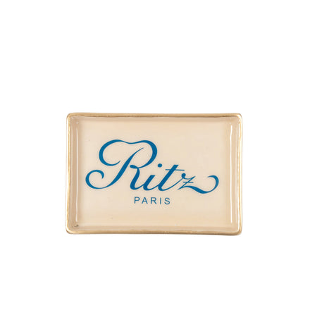 Ho Ho Enameled Parlor Tray - Red