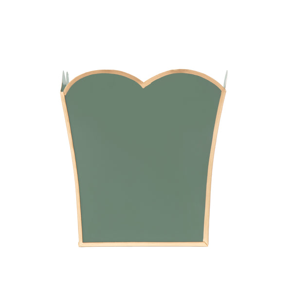 Mattie Scarlett Square Cachepot Planter Rockwood Sash Green
