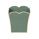 Mattie Scarlett Square Cachepot Planter Rockwood Sash Green