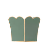 Mattie Scarlett Square Cachepot Planter Rockwood Sash Green
