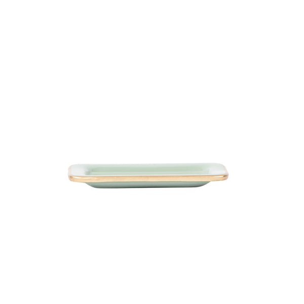 Gracie Enameled Laney Soap Dish - Oyster Bay