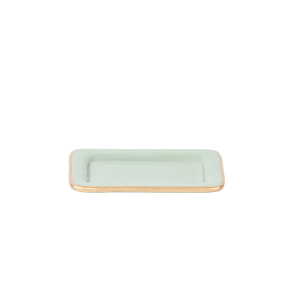 Gracie Enameled Laney Soap Dish - Oyster Bay