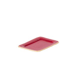 Gracie Enameled Laney Soap Dish - Oxblood Red