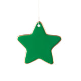 Gracie Star Ornament - Green