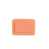 Gracie Enameled Laney Soap Dish - Pennywise Terracotta