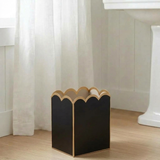 Gracie Scarlett Wastebasket Black & Natural