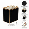 Gracie Scarlett Wastebasket Black & Taupe