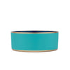 Gracie Enameled Pet Bowl - Blue & Turquoise