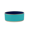 Gracie Enameled Pet Bowl - Blue & Turquoise