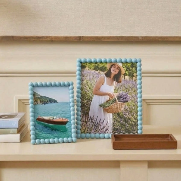 Gracie Pearl Photo Frame - Cool Blue