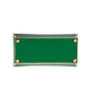 Gracie Fluted Rectangle Cachepot - Emerald Green