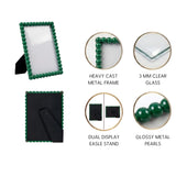 Gracie Pearl Photo Frame - Emerald Green