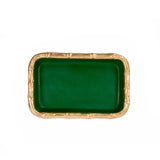 Gracie Chang Mai Tray 7 x 10 - Emerald Green