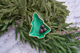 Gracie Christmas Tray - Green