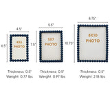 Gracie Pearl Photo Frame - Indigo Blue