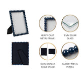 Gracie Pearl Photo Frame - Indigo Blue