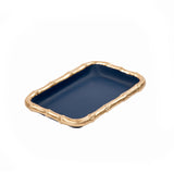 Gracie Chang Mai Tray 7 x 10 - Indigo Blue