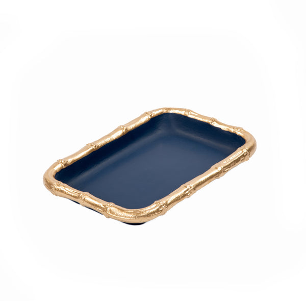 Gracie Chang Mai Tray 7 x 10 - Indigo Blue