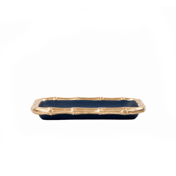 Gracie Chang Mai Tray 7 x 10 - Indigo Blue
