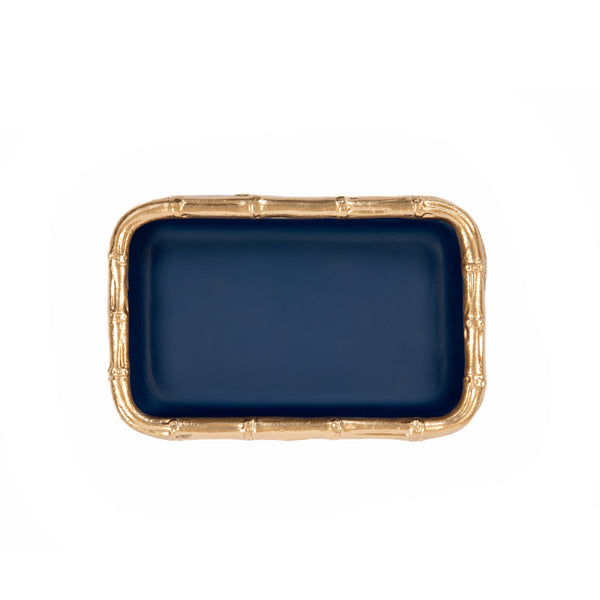 Gracie Chang Mai Tray 7 x 10 - Indigo Blue