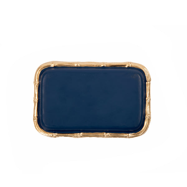 Gracie Chang Mai Tray 7 x 10 - Indigo Blue