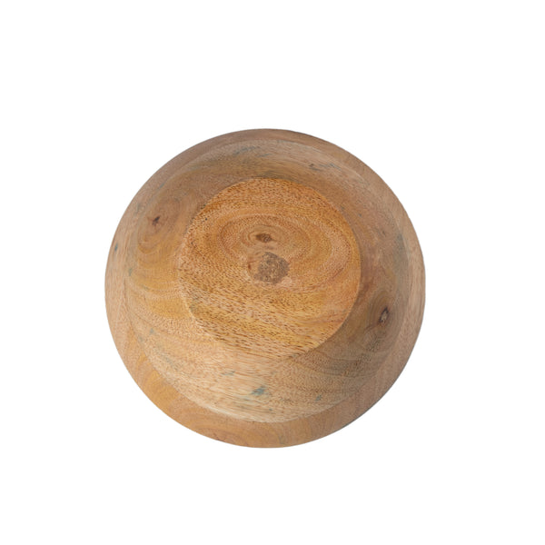 Snack Bowls That Outshine the Snacks - Set of 2 Wooden Enameled Snack Bowls - Indigo Blue