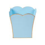Gracie Scarlett Square Cachepot Planter - Light Blue