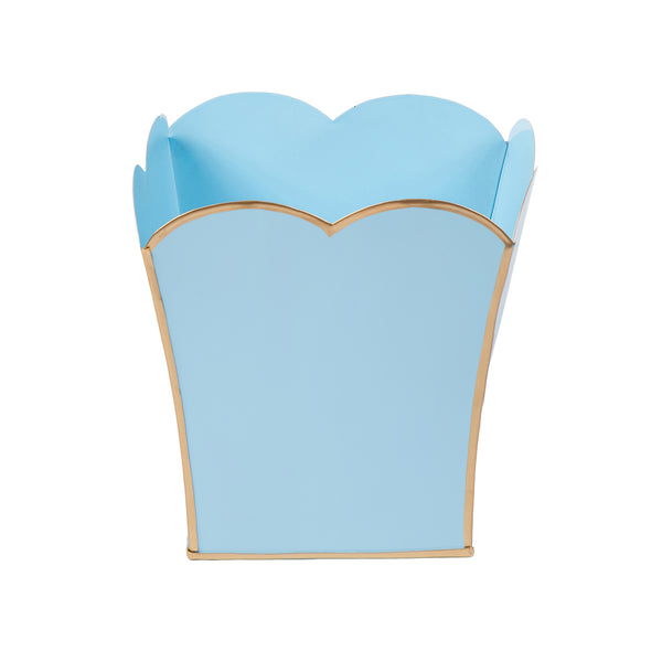 Gracie Scarlett Square Cachepot Planter - Light Blue