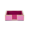 Gracie Enameled Color Block Amelia Cocktail Tray - Light Pink & Fuchsia