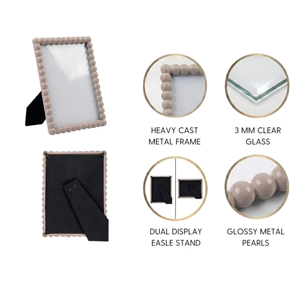 Gracie Pearl Photo Frame - Natural