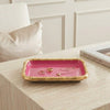 Gracie Chang Mai Tray 7x 10 - Pink
