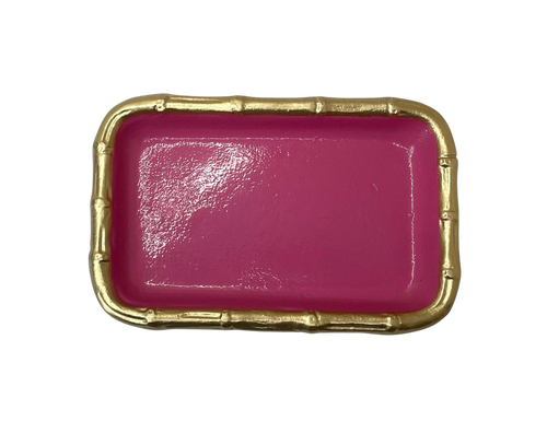 Gracie Chang Mai Tray 7x 10 - Pink