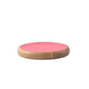 Gracie Coaster Set - Mango Wood & Pink Enamel | Set of 4